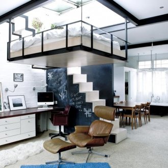 Висящо легло във всекидневната