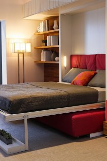 접이식 침대가 있는 침실 13제곱미터