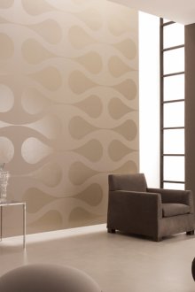 Крем тапет от стъкло