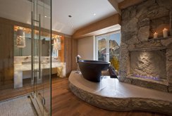 Stone bath and finish