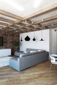 Покрив на тухлена къща с таванско помещение