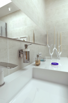 Модерна просторна баня