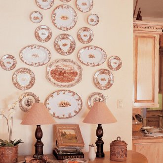 Плочи на стената в класически интериор