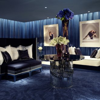 Сини мебели за всекидневна