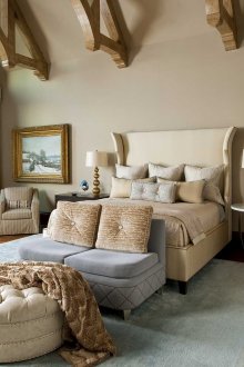 Сива нощна пейка с гръб