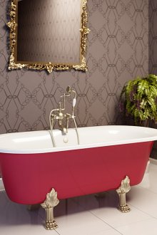 Mandian merah yang bergaya