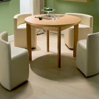 Dining table and chairs for a small kitchen