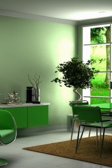 Зелени мебели
