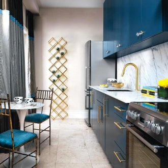 Линейно оформление на тясна кухня