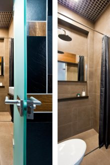 Кафява тясна баня