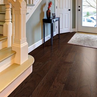 Katil oak pepejal dengan laci