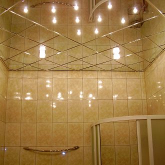 Фенери за лятна резиденция с огледален декор