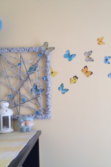 Декоративен панел под формата на пеперуди