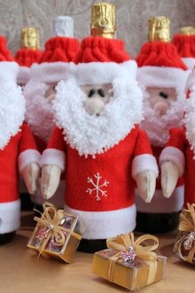 Декор за бутилка шампанско