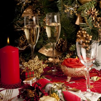 Декорация за маса на Нова година