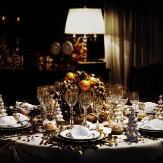 Декорация за маса на Нова година