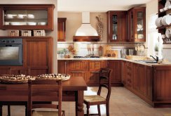 Brown kitchen