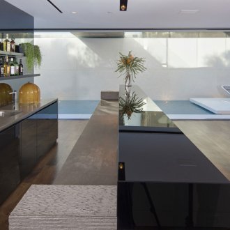 Katil kayu Art Nouveau