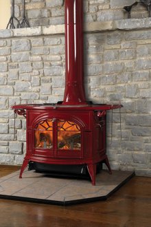 Червена лъскава врата