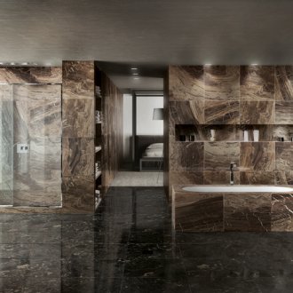 Керамична оранжева плочка