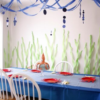 3D таван в морски стил