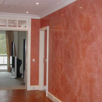 Копринена декоративна мазилка