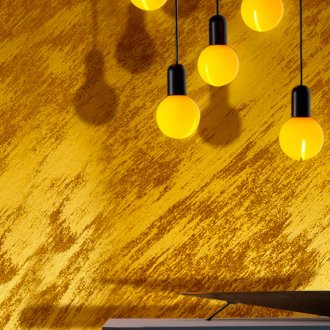 Sand stucco in the hallway