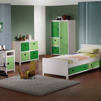 Grünes Kinderzimmer