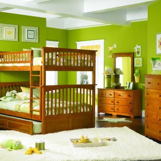 Grünes Kinderzimmer