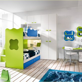 Grünes Kinderzimmer