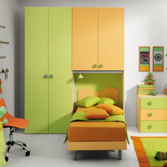 Grünes Kinderzimmer