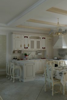 Класическа врата в стил Прованс