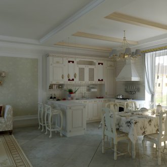 Бяло легло в стил Прованс