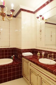 Baño marrón