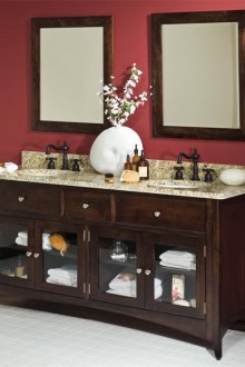 Тъмно черешов ламинат