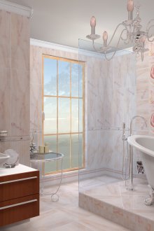 Бетон мраморен перваза на прозореца