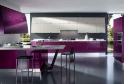 Purple kitchen