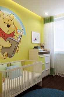 Жълта детска стая