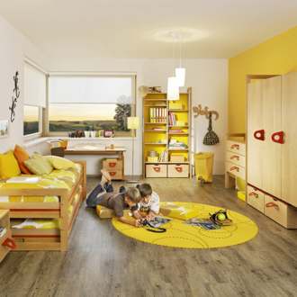 Жълта детска стая