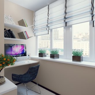 Гардероб на балкона