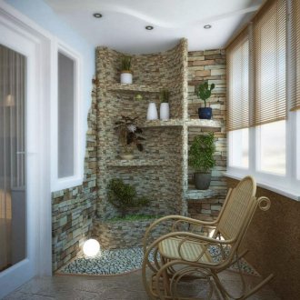 Гардероб на балкона