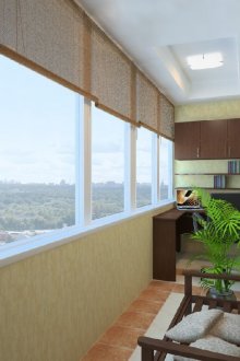 Гардероб на балкона