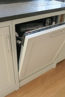 Mesin basuh pinggan sepenuhnya bersepadu