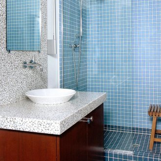 Дъбов ламинат в банята