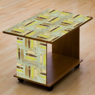 Маса с лъскава маса