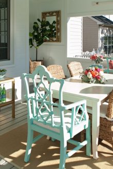 Килим от корда на верандата