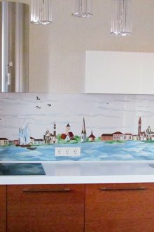 Пластмасова кухненска престилка