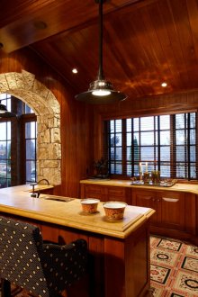 아일랜드 바가 있는 주방