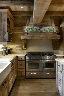 Кухня в стил шале