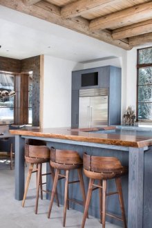 Кухня в стил шале